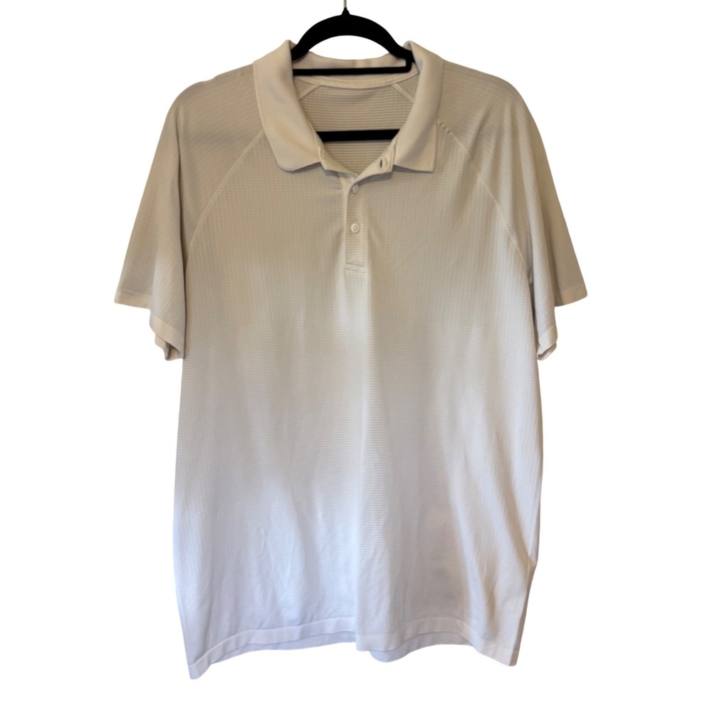 Lululemon Men's Metal Vent Tech Polo Shirt Short Sleeve Athletic Lightweight
